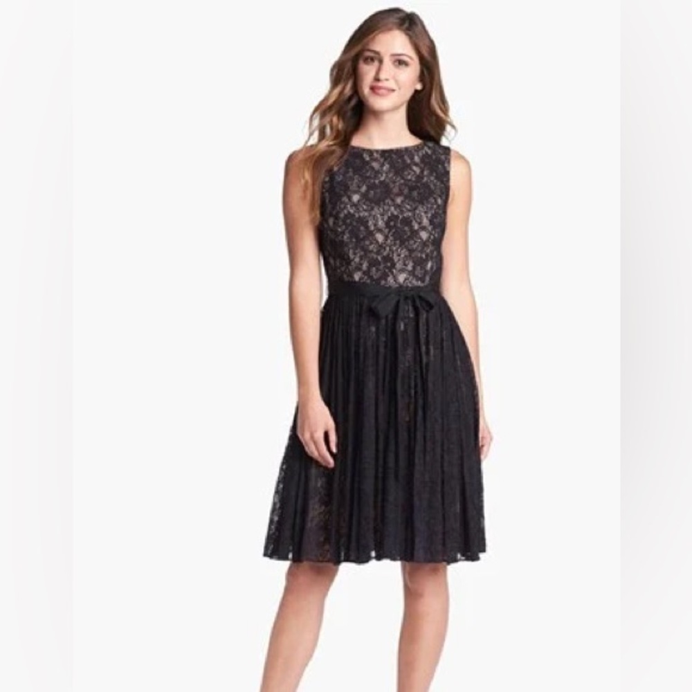 Adrianna Papell Black Lace Dress size 10